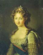 Gerhard von Kugelgen Portrait of Empress Elizabeth Alexeievna Sweden oil painting artist